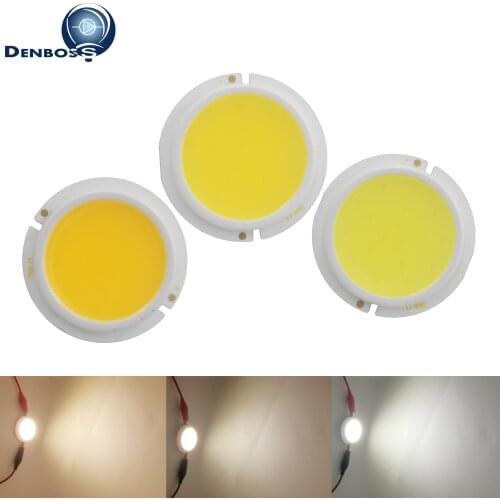 Allcob 43mm thicken LED COB Light Source for spotlight bulb lamp Module genesis chip 3W 5W 7W 9W Warm Nature White COB LED