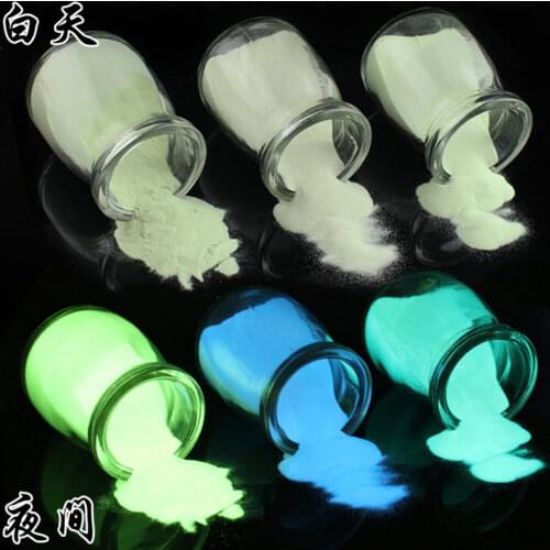 Luminous powder Blue Green color 150g/bag,Jewelry decoration Glow in Dark Powder Noctilucent Powder Nail Glitter Paint Powder