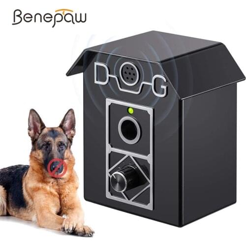Benepaw Ultrasonic Anti Dog Barking Devices Control Effective Pet Bark Deterrent Stop Barking Indoor Outdoor Up To 15m Range