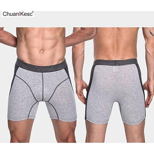 All Cotton Mens Underwear Fashionable Boxer Pants High Elastic Comfortable Warm Sports Shorts Only Sell Every Day 2pcs