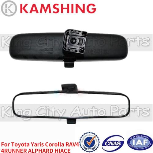 CAPQX Inner rear view mirror Rearview mirror For Toyota Yaris Corolla RAV4 4RUNNER ALPHARD HIACE 87810-52040 87810-52041