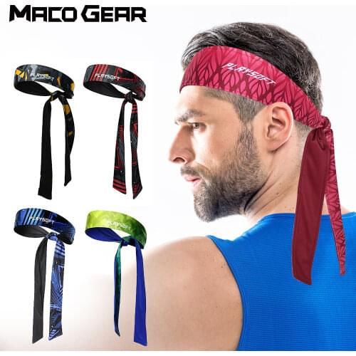 Pirate Printed Sweatband Tennis Basketball Headband Workout Cycling Running Yoga Gym Sports Stretch Sweat Head Hair Women Men