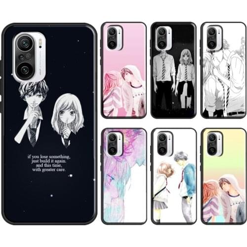 Ao Haru Ride Love For POCO X3 M3 F2 Pro Case For Xiaomi Mi 10T 9T Pro Note 10 Lite A2 Mi 11 A3 Phone Coque