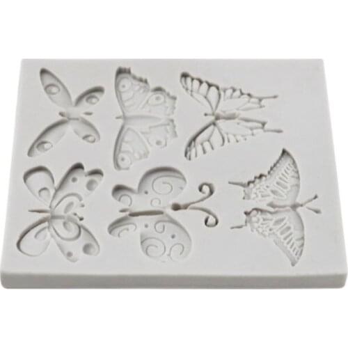 Butterflies Silicone Resin Mold Candy Mold Cake Decor Resin Epoxy Jewelry Making A0NF
