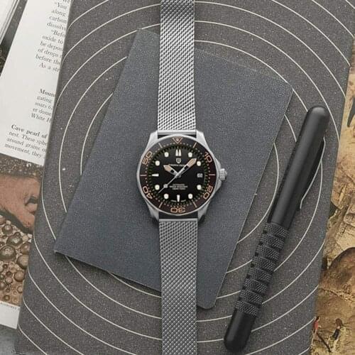 PAGANI DESIGN Men Watch Automatic Mechanical Wristwatch Date Stainless Steel Sapphire Glass Men Watches Reloj Hombre 2020 NH35A