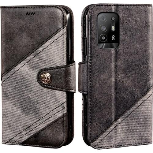 Flip Case For OPPO A95 5G Book Leather Case Shockproof Bumper Flip Case For OPPO A94 5G Cover