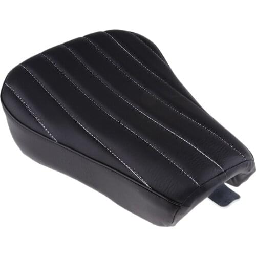 Black Motorcycle Front Driver Seat Pad Fit For XL1200 883 Waterproof