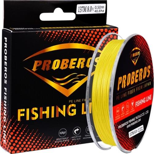 Fishline 8 Weaves Fishing Line 137M&210M 8 Braided Line Available 10-100LB PE Line Green/Grey/Blue/Yellow/Red Pesca Peche
