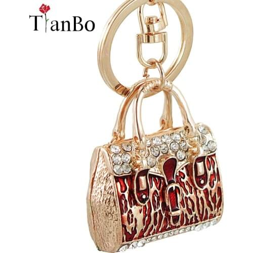 Hot Sale Creative boutique alloy bag shape Keychain creative modeling key Pendant Ornaments Key Chain keyrings