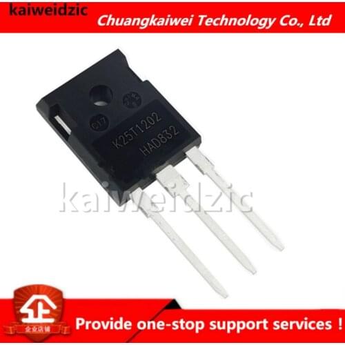 Kaiweikdic New imported original K25T1202 IKW25N120T2 TO-247 25A 1200V Induction cooker inverter power tube IGBT tube