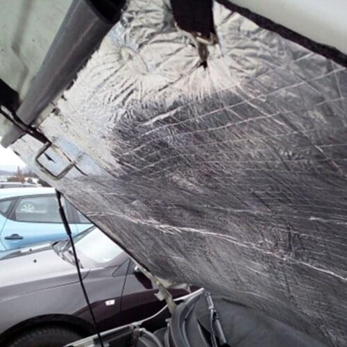Car Hood Engine Firewall Heat Mat Deadener Sound Insulation Deadening Material 140cm x100cm