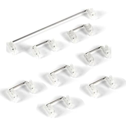 Mechanical Keyboard Cherry Mx Switch Pcb Mounted Cherry Stabilizer Clear Transparent Case 6.25U Modifier Key Stabiliser