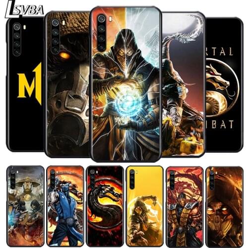 Mortal Kombat for OPPO Reno 2 Z 2Z 2F 3 4 4Z 4F 4SE 5 Pro 4G 5G ACE 10X ZOOM F7 A5 A9 2020 Soft Black Phone Case