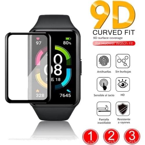 For Huawei Watch Fit Film Protective Screen Cover Soft Watch Film Full Screen Case For HONOR Band 6 Screen Protector Accessories