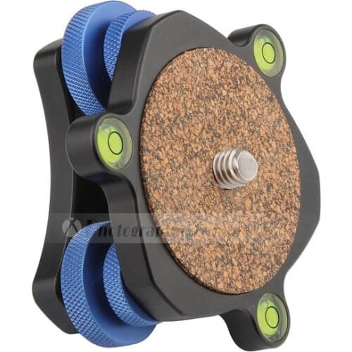 Full Metal Professional Gradienter Surveying Camera Tripod Head Measurement Leveler Level Regulator 3/8 Screw Mount Panoramic