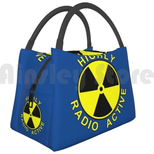 Portable Insulation Bag Highly Radio Active High Highly Radio Active Radioactive Public Latest Fashion