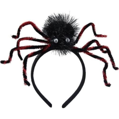 Halloween 3D Spider Hair Band Headband Girl Women Dress Up Props Party Hair Accessories Decoration Favors costume cosplay Prop