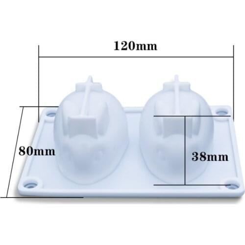 DIY white transparen rabbit Epoxy mold animal rabbit three-dimensional mould decoration mirror kitchen tool