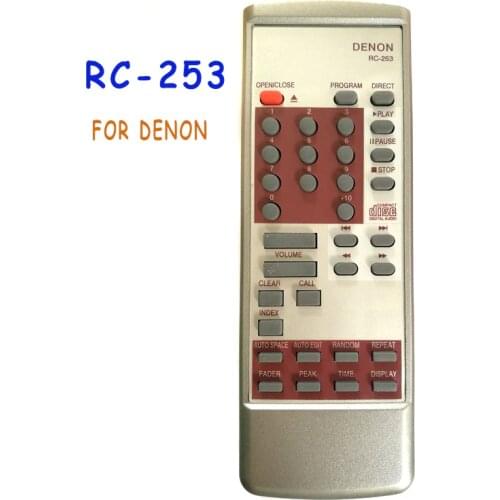 New Replacement Remote Control RC-253 For DENON DCD-1460 CD Remoto Controller Fernbedienung