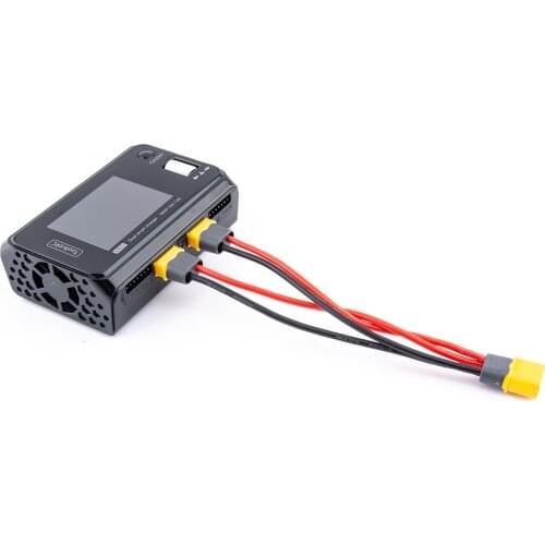 In Stock ToolkitRC M6D 15Ax2 DC Charger for Output 1-6s Cell With Synchronous Mode Cable and Parallel Board + Balance Cable