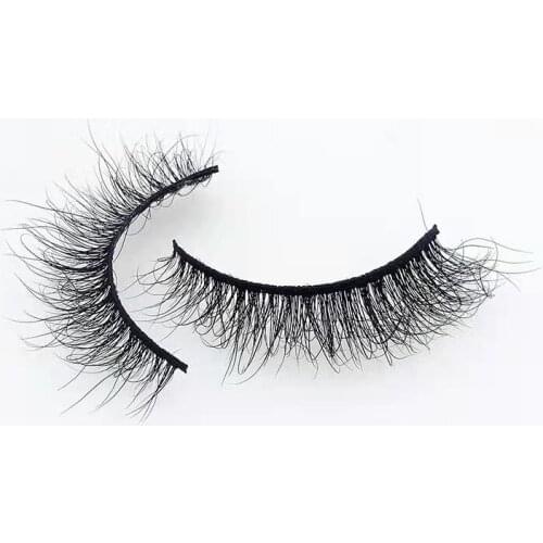 1 Pair 3D Faux Mink Lashes Cruelty Free Lashes Makeup Dramatic False EyeLashes Fluffy Full Strip Thick Long Lashes Faux Cils