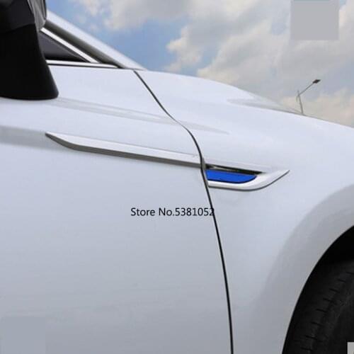 Car Styling Side Leaf Plate For Toyota Camry 2018 2019 2020 2021 Decoration Sequins Leaf Board Side Label Accessories Exterior