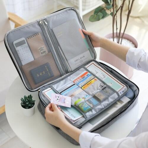 Big Capacity Men Document Bag Travel Man Waterproof Handbag Office Organizer Business Briefcase File Zipper Pouch Accessories