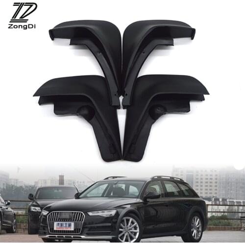 ZD Car Front Rear Mudguards For Audi A6 C6 2006 2007 2008 2009 2010 Sedan Mudflaps Car-styling Splash Guards 1Set/4Pcs Fenders