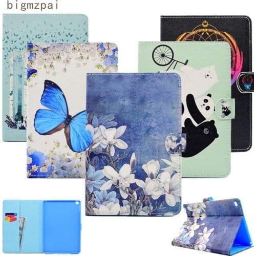 For Apple ipad Air 2 ipad 6 Case 3D Pattern PU Leather wallte Flip Case For ipad6 9.7inch Air2 cover Smart Tablet case/Card Slot