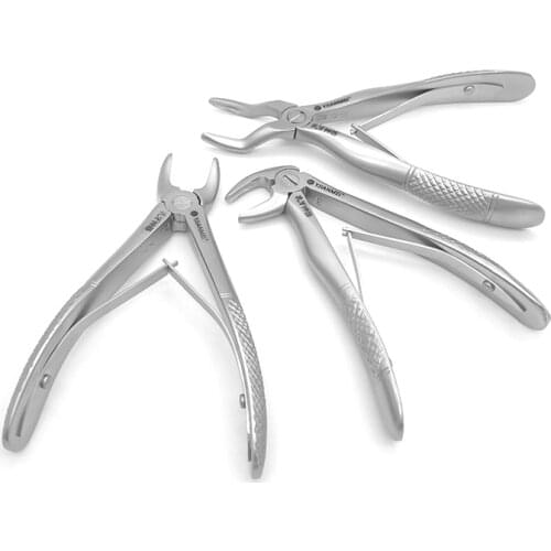Childrens dental forceps deciduous teeth dental extraction forceps dentist dental instruments tooth extraction artifact residua
