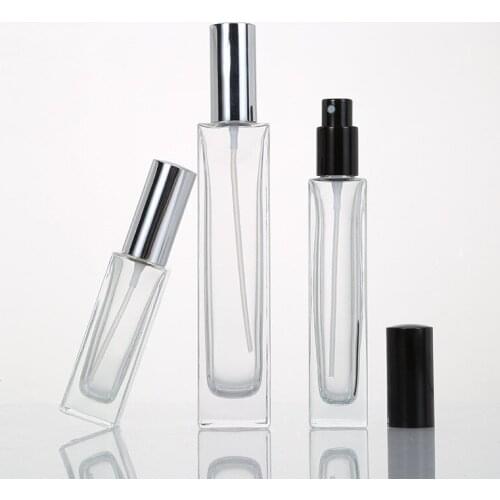 Spray Bottle 5-100ml Perfume Glass Spray Bottles Travel High Quality Empty Perfume Container Pocket Gold Cover Refillable Bottle