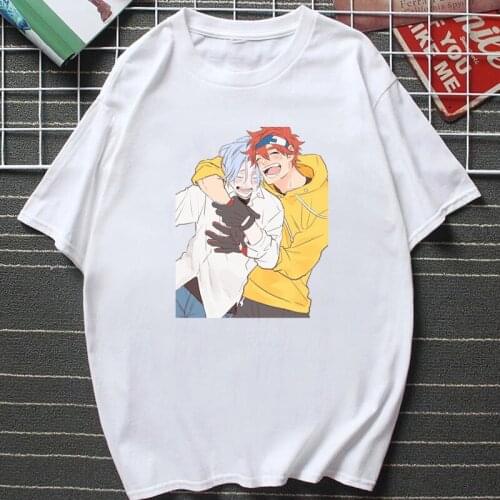 Anime Sk8 The Infinity Tshirt Mens Funny Skateboard Boys Printed Tshirt Manga Skate Graphic Harajuku Tops Unisex Summer Tee