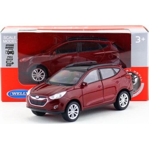 Welly Diecast Model/1:36 Scale/Hyundai Tucson IX35 toy/Pull Back Educational Collection/for childrens gift