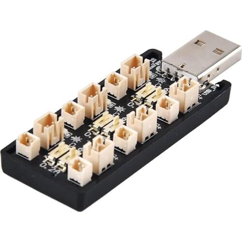 New 1S LiPo Battery USB Charger 3.7V/4.20V 6 Channel 1S LiPo Charger Micro- JST 1.25 JST-PH 2.0 MCX MCPX Connectors
