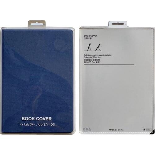 New Original Leather Case for Samsung Tab S7 Plus 12.4 Inch 2020 Galaxy T970/T975 Flip Magnetic Protective Back Cover