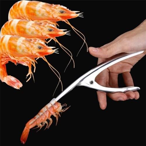 Shrimp Peeler Stainless Steel Creative Kitchen Tools Stripping Shrimp Convenient Lobster Shell Peel Device Kitchen Seafood Tools