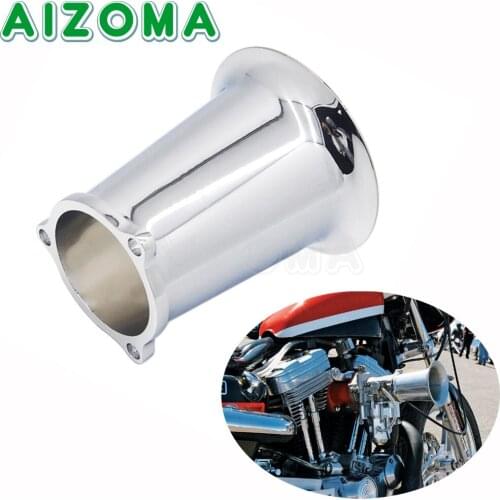 Silver Aluminum Motorcycle Air Intake Cleaner For Harley Bobber Carburetor Velocity Stack Cv Carburetor Mototsikl karbyurator