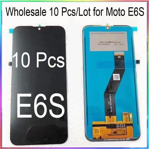 WholeSale 10 Pcs/lot for Moto E6S LCD Screen Display with Touch Digitizer Assembly