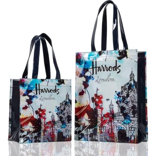 Simple Fashion Style Jelly Handbag for Women Eco Friendly Flower Tote Shopping Bag Reusable Waterproof PVC Shoulder Shopper Bags