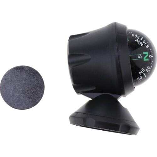 ABS Car Compass Auto Navigation Show Direction Guide Ball Dashboard Adjustable