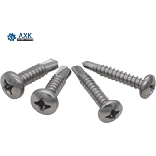 Tapping Screws Pan Head 12 M3 Shank Drilling Carbon Steel Round Under 50pcs High Quality Service 1 Slotted Iraq Plotted The All