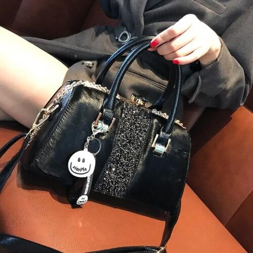 Genuine Leather Hand Bag for Women 2020 New Luxury Horsehair Shoulder Messenger Bags Ladies Shopping Commute Purses Channels Sac