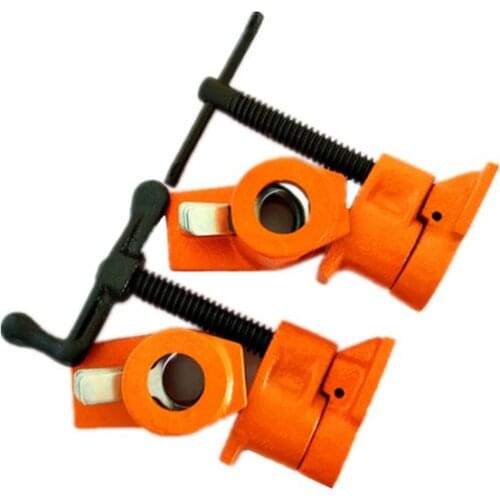 3/4 inch Heavy Duty Pipe Clamp Woodworking Wood Gluing Pipe Clamp Pipe Clamp Fixture Carpenter WoodwPipe Clamp Woodworking Tools