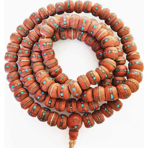 Tibetan 108 Pheonix Eye Bodhi Prayer Meditation Mala 12mm Colorful Inlay Beads Rosary for Man Free Shipping