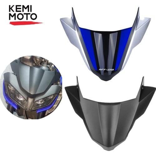 Windscreen For Yamaha MT-09 MT09 2017 2018-2020 Motorcycle Accessories Screen Protector Front Fender Extension Cover For FZ 09