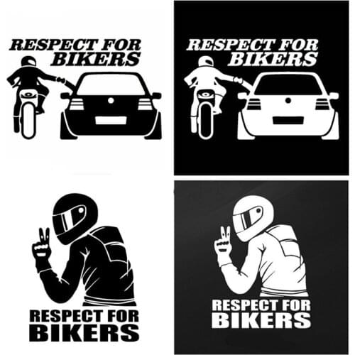 1PC Funny Biker Inside Car Sticker For Auto Decal Window Waterproof Removable Decor Car-styling Cars Glue Decor Stickers PVC