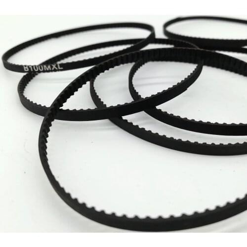 10pcs/lot, MXL Timing Belt, Closed-loop, B150MXL, 3mm 6mm width