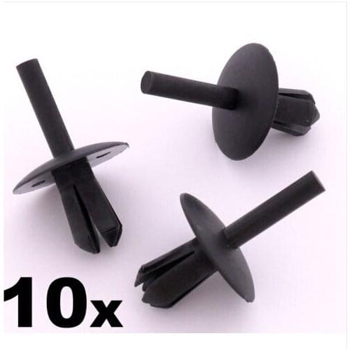 10x For Iveco Plastik Rand Clips- Niete fur stobstange, schilde, schutz, rad arches