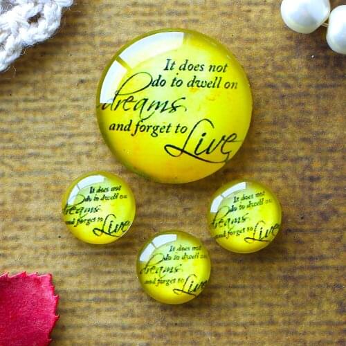 12mm 25mm 14mm 16mm 18mm 20mm Photo Glass Cabochons Round Cameo Set Handmade Settings Magic 08