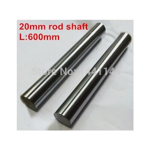 2pc diameter 20mm - 600mm linear round shaft harden rod chrome plated linear shaft for linear slide system CNC XYZ table
